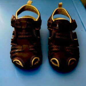 Carter’s brown sandals with Velcro strap